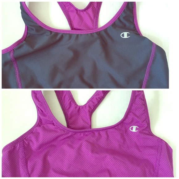 Champion Other - 5/$25⭐️Reversible Champion purple/gray sports bra